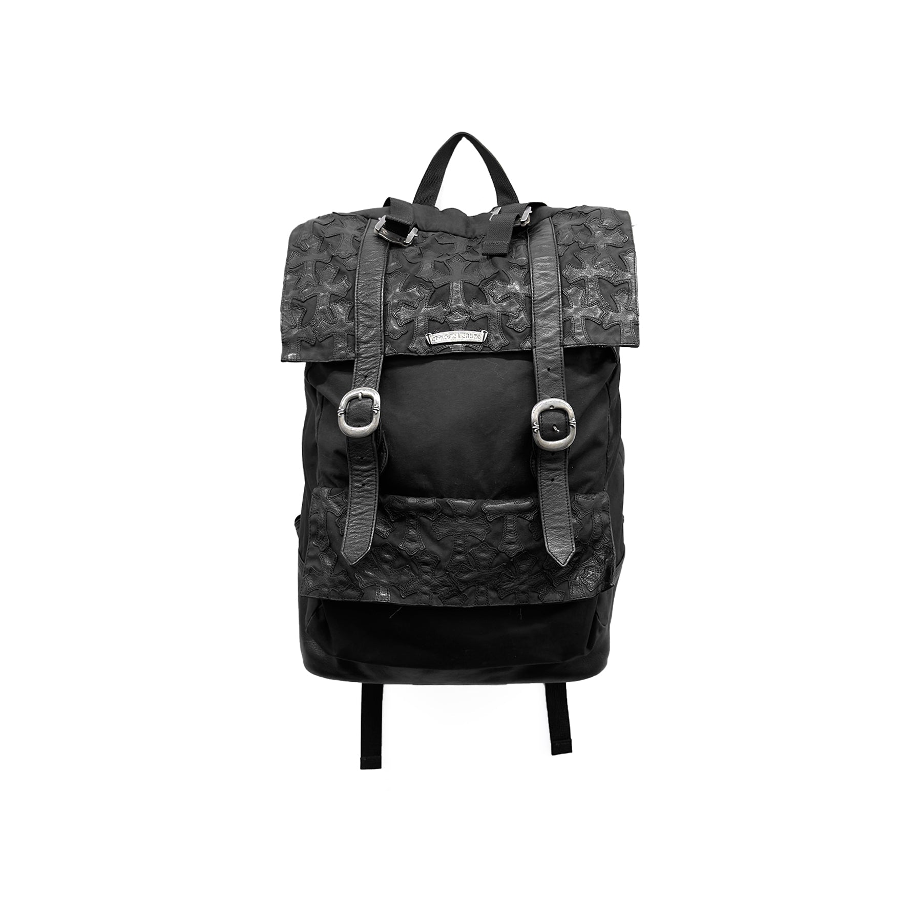 Chrome Hearts Cemetery Gunslinger Cross Patch Moto Backpack - SRM