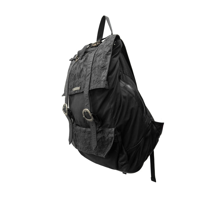 Chrome Hearts Cemetery Gunslinger Cross Patch Moto Backpack - SHENGLI ROAD MARKET