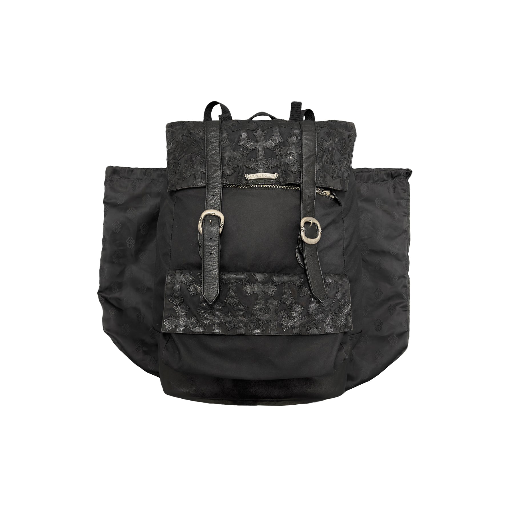Chrome Hearts Cemetery Gunslinger Cross Patch Moto Backpack - SRM