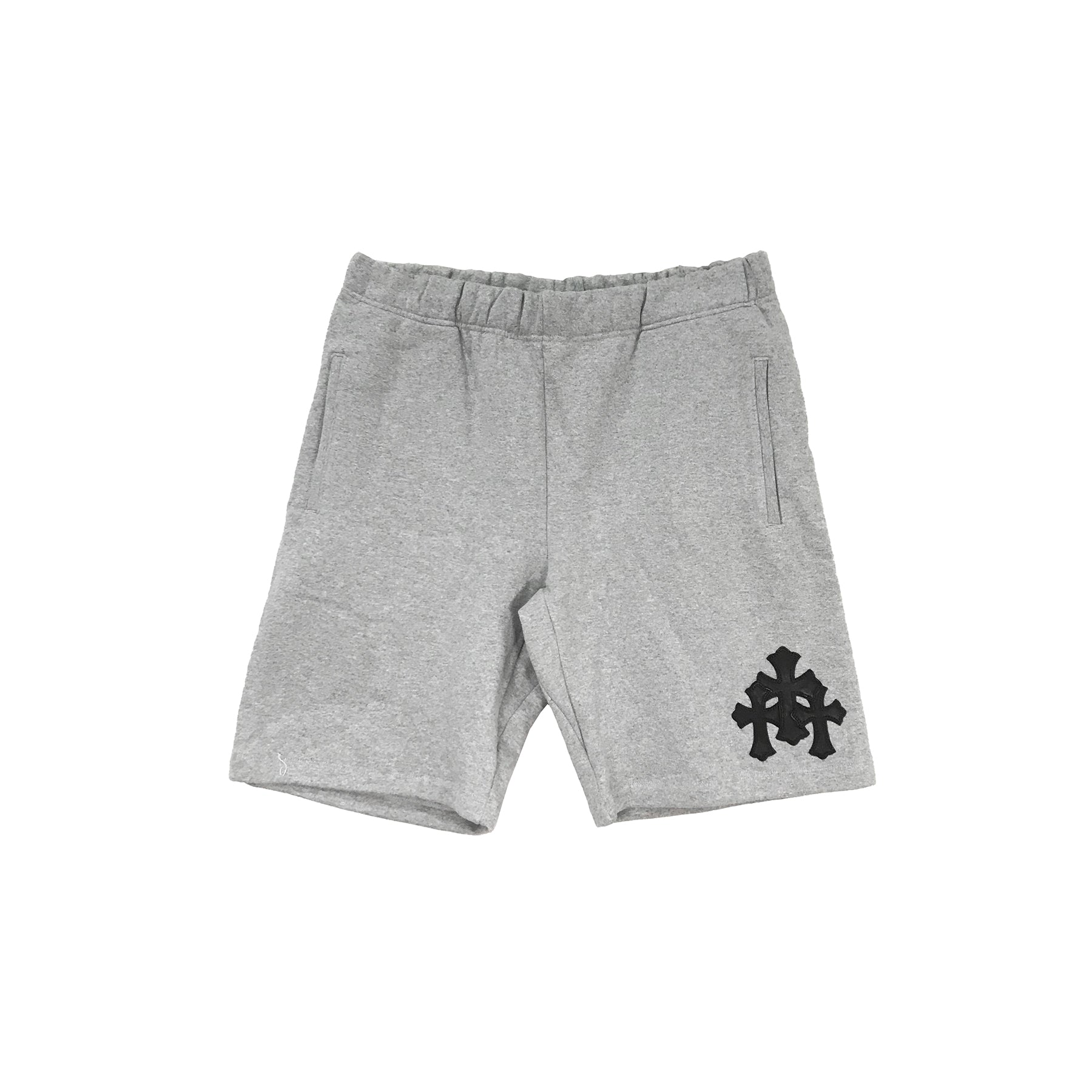 Chrome Hearts Cemetery Leather Cross Patch Paper Jam Shorts