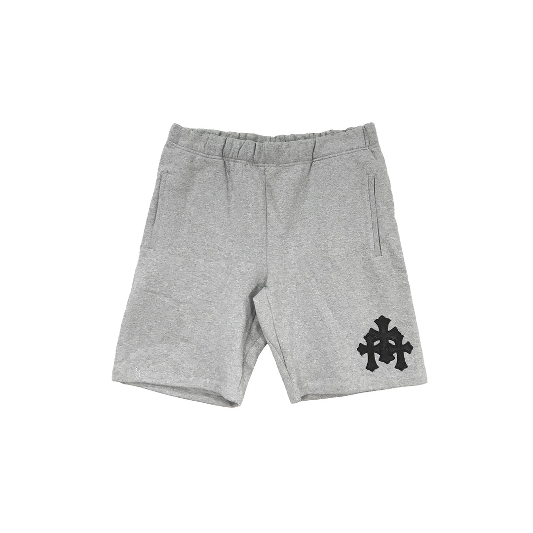 Chrome Hearts Cemetery Leather Cross Patch Paper Jam Shorts - SHENGLI ROAD MARKET