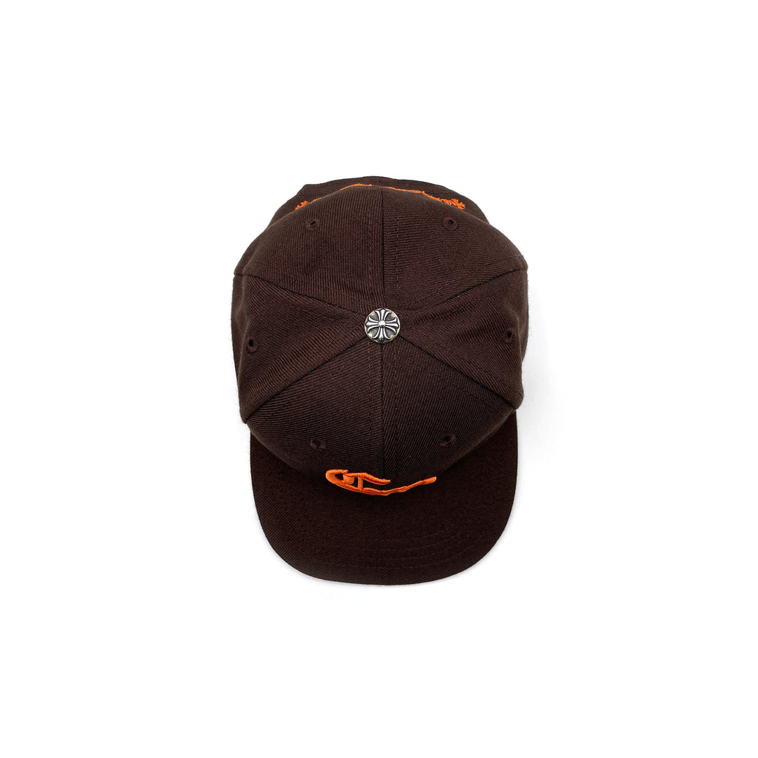 Chrome Hearts CH Embroidered Brown Cap - SHENGLI ROAD MARKET