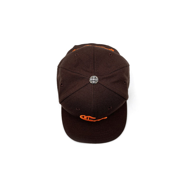 Chrome Hearts CH Embroidered Brown Cap - SHENGLI ROAD MARKET