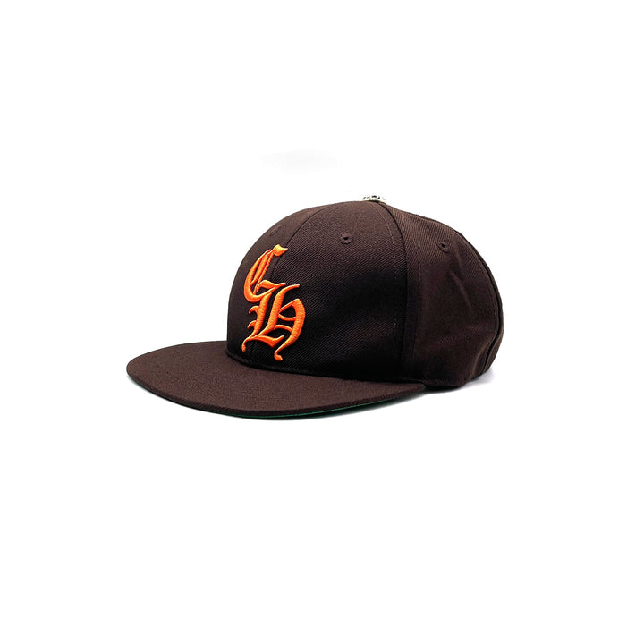 Chrome Hearts CH Embroidered Brown Cap - SHENGLI ROAD MARKET