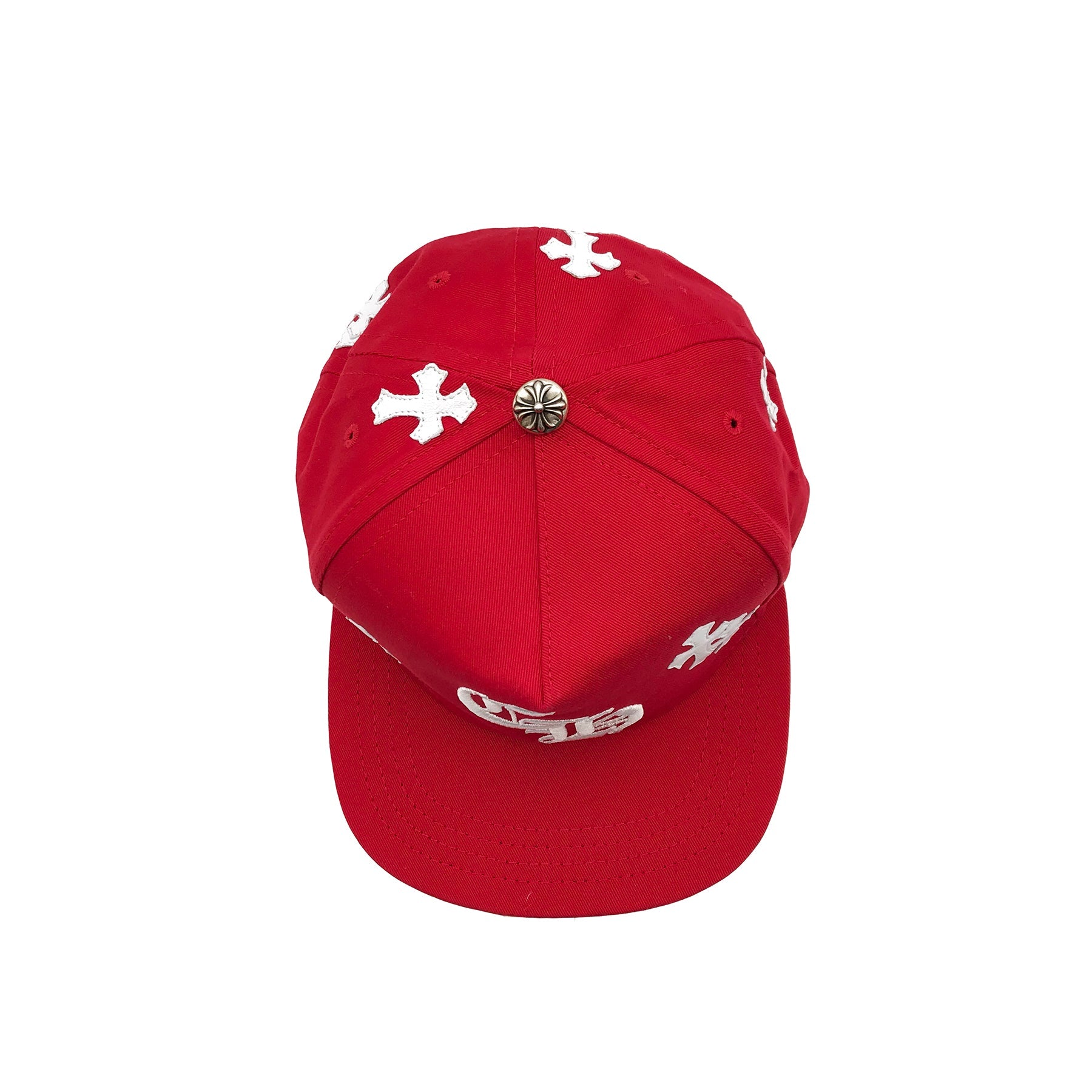 Chrome Hearts Red Cashmere Leather Cross Cap - SRM – SHENGLI ROAD