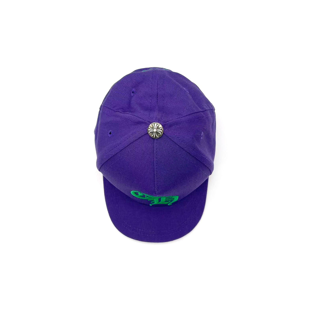 Chrome Hearts CH Embroidered Purple Cap - SHENGLI ROAD MARKET