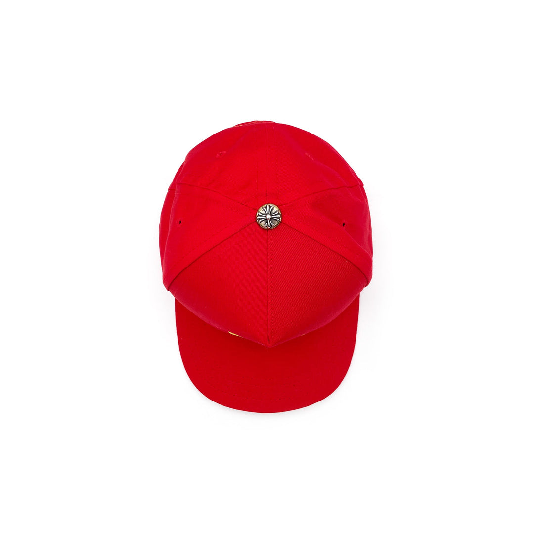 Chrome Hearts CH Embroidered Red Cap - SHENGLI ROAD MARKET