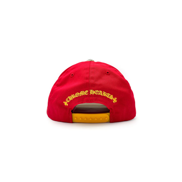 Chrome Hearts CH Embroidered Red Cap - SHENGLI ROAD MARKET