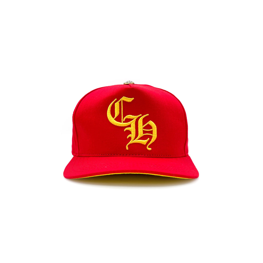 Chrome Hearts CH Embroidered Red Cap - SHENGLI ROAD MARKET