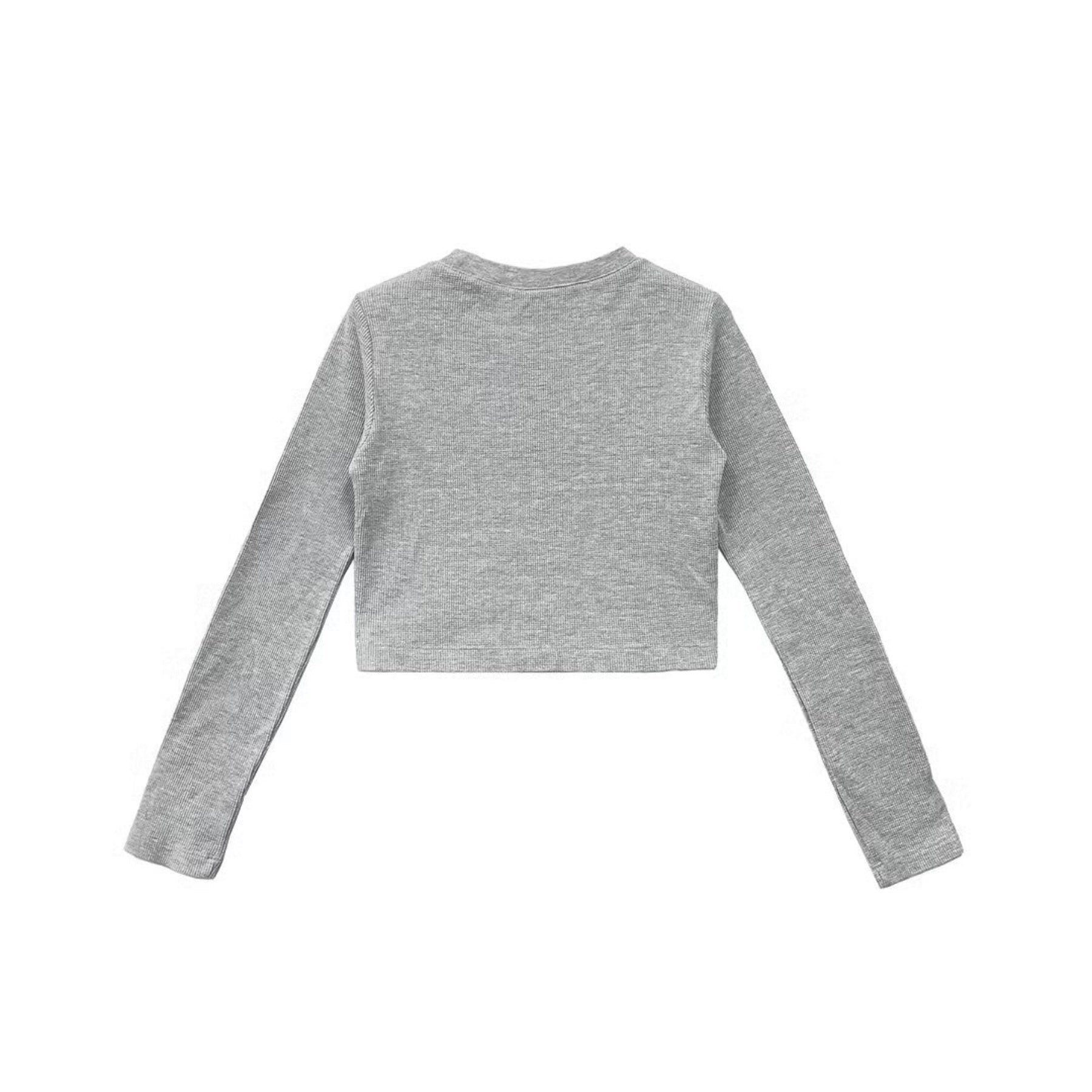 Chrome Hearts CH Embroidered Waffle Long Sleeve Tee- SRM – SHENGLI