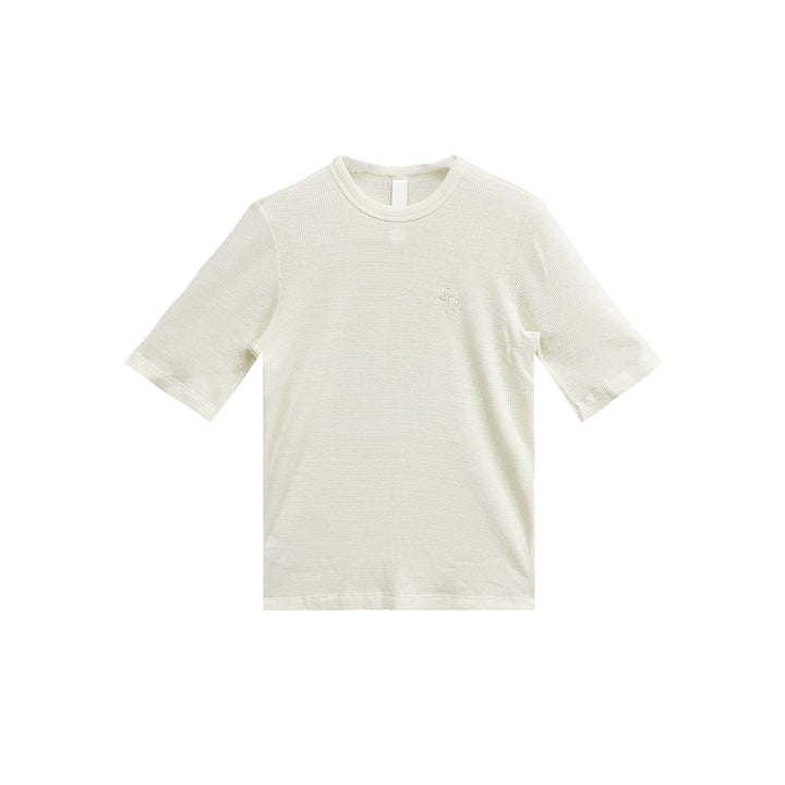 Chrome Hearts CH Letter Waffle Thermal Short Sleeve T-Shirt Tee - SHENGLI ROAD MARKET