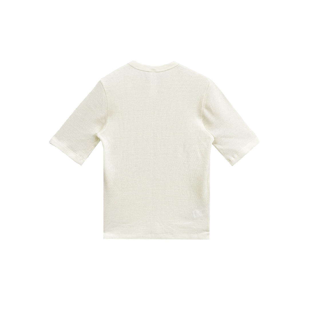 Chrome Hearts CH Letter Waffle Thermal Short Sleeve T-Shirt Tee - SHENGLI ROAD MARKET