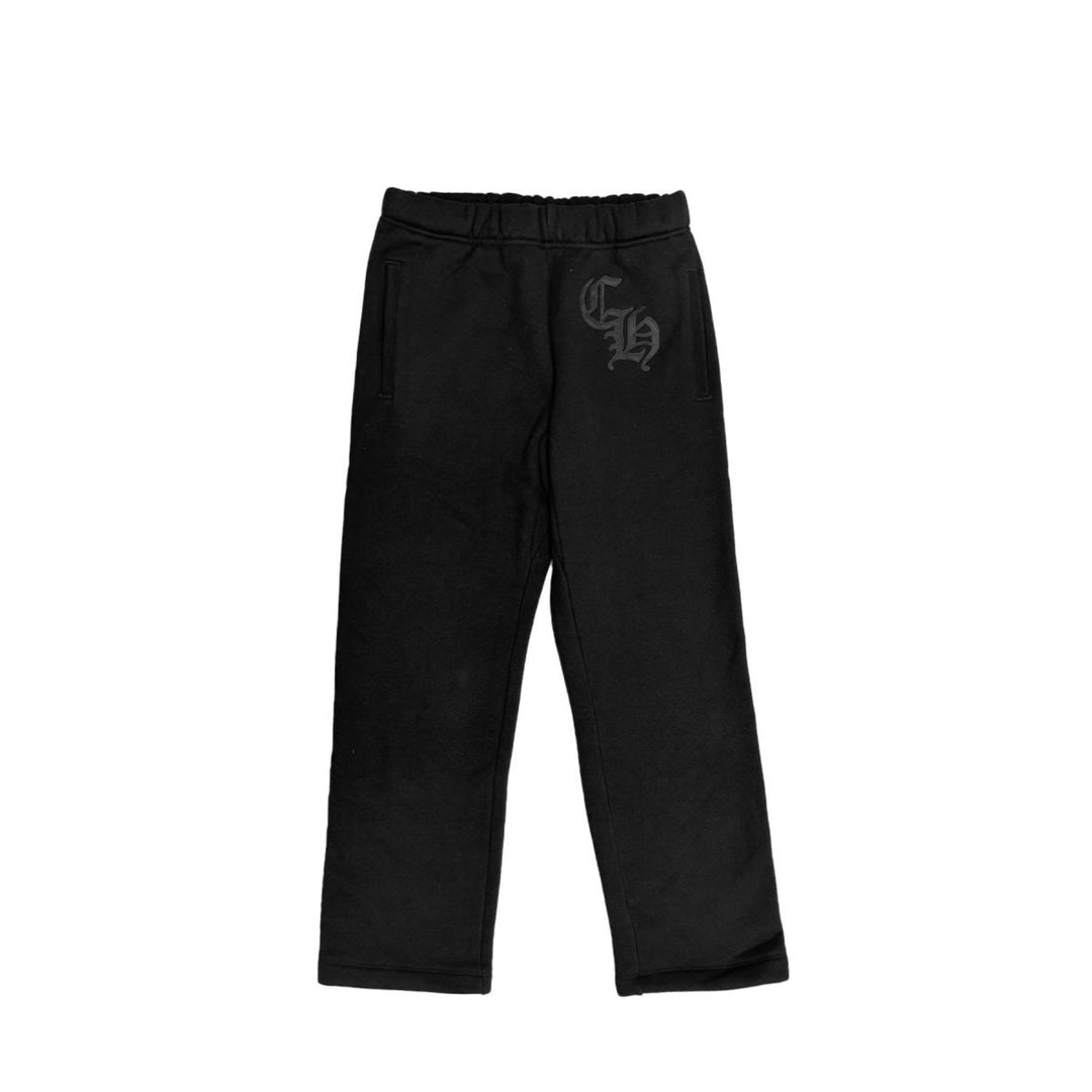 Chrome Hearts CH Logo Black Sweatpants - SHENGLI ROAD MARKET