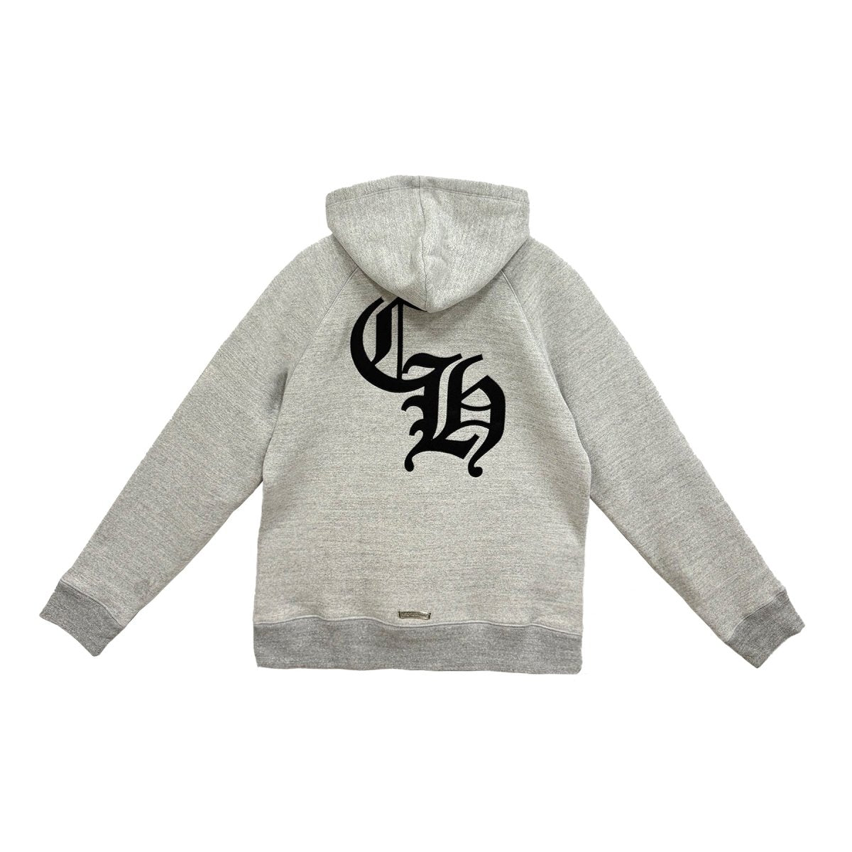 Chrome Hearts CH Logo Cross Leather Patch Grey Pullover