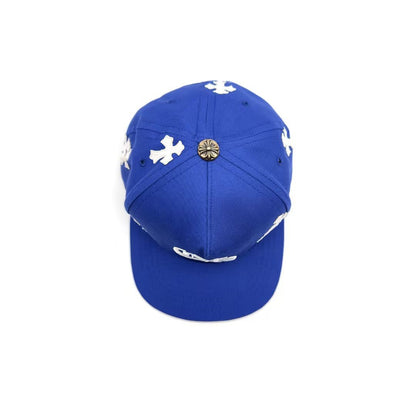 Chrome Hearts CH Logo Cross Patches Baseball Cap - SHENGLI ROAD MARKET