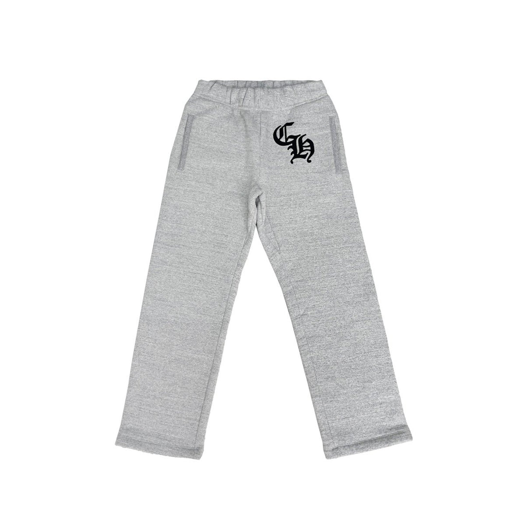 Chrome Hearts CH Logo Grey Sweatpants - SHENGLI ROAD MARKET