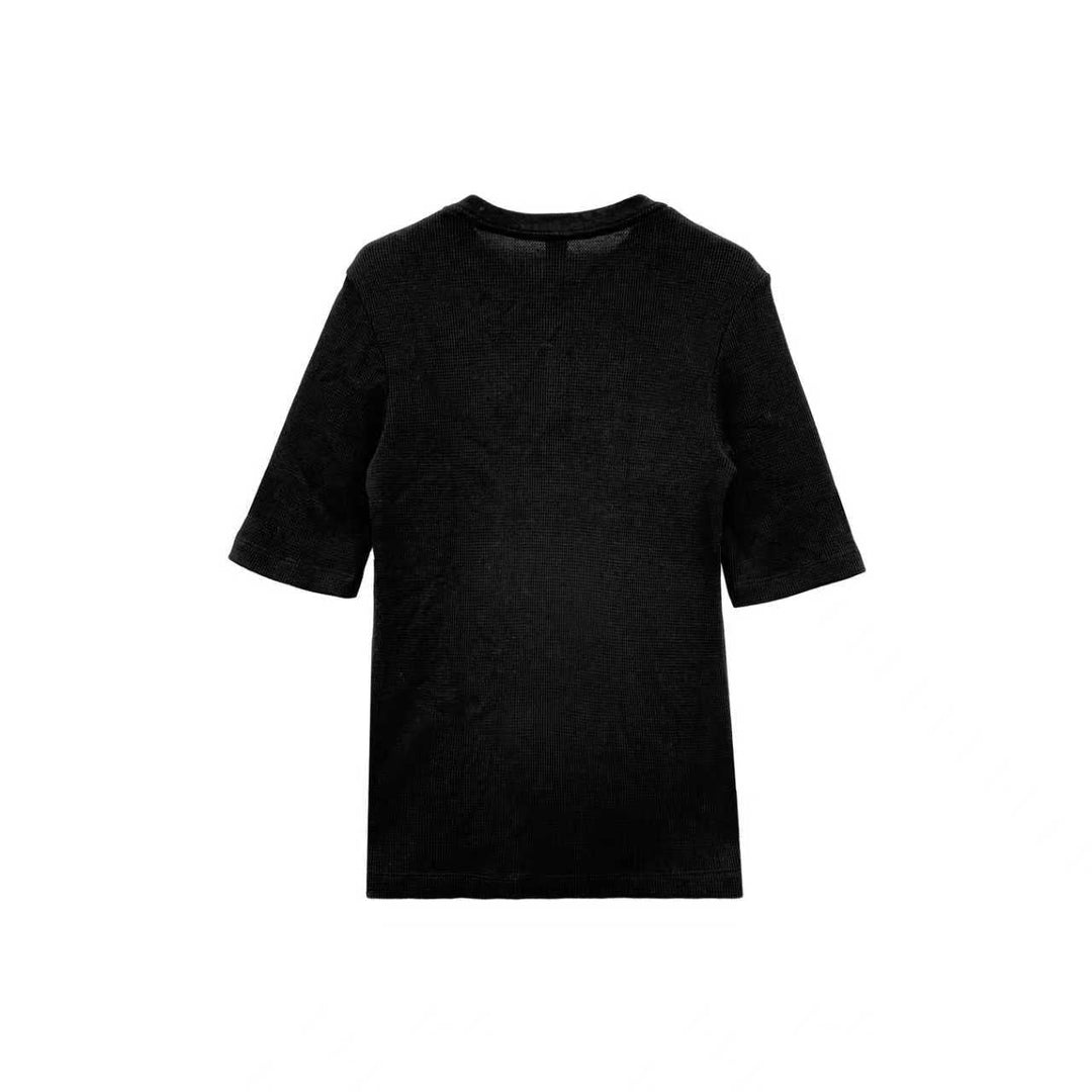 Chrome Hearts CH Logo Waffle Thermal Short Sleeve T-Shirt - SHENGLI ROAD MARKET