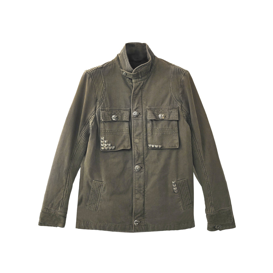 Chrome Hearts Cherry Bomb Pyramid Stud Military M65 Jacket - SHENGLI ROAD MARKET