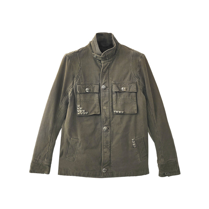 Chrome Hearts Cherry Bomb Pyramid Stud Military M65 Jacket - SHENGLI ROAD MARKET
