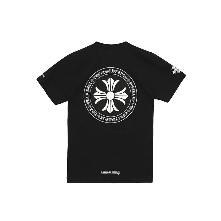 Chrome Hearts Circle Scroll Cross Short Sleeve Tee - SHENGLI ROAD MARKET