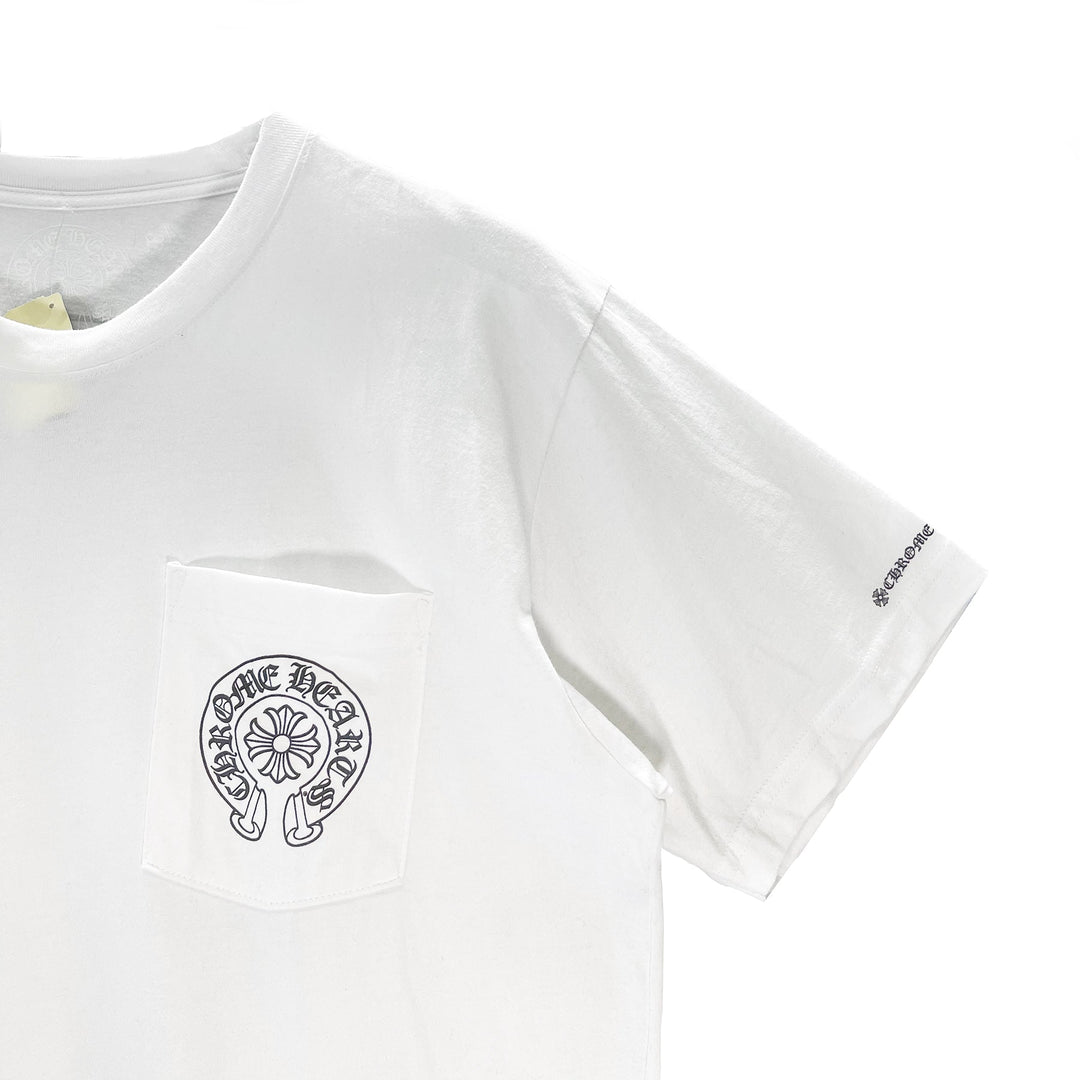 Chrome Hearts Classic Horseshoe Logo Short Sleeve T-shirt - SHENGLI ROAD MARKET