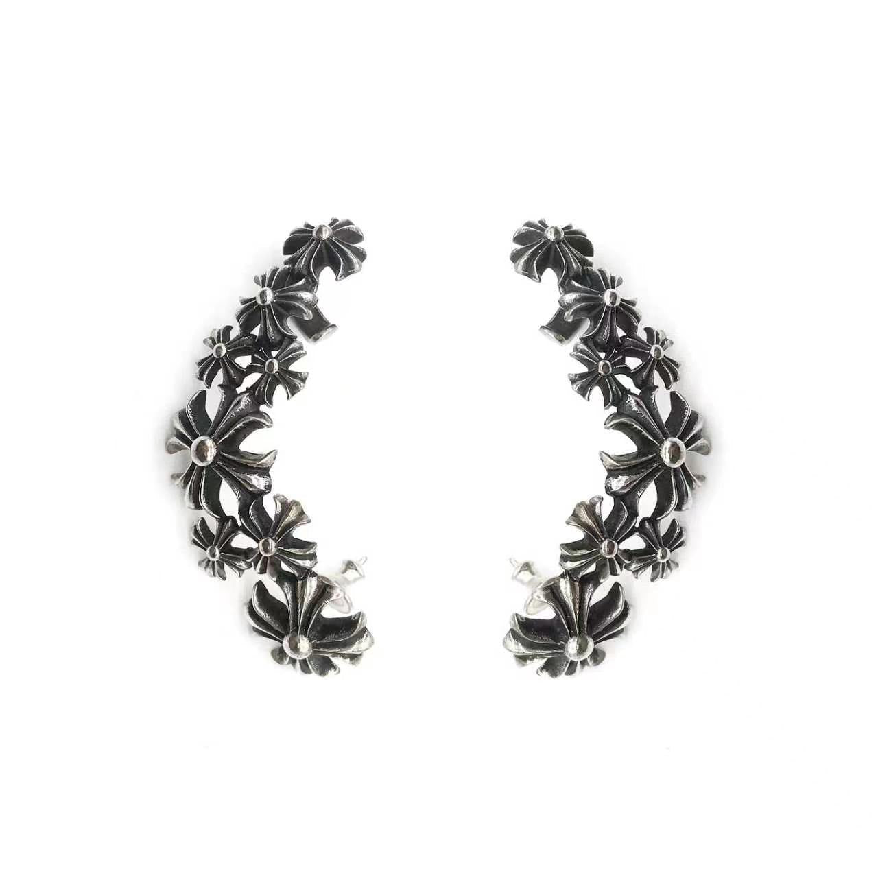アクセサリー chrome hearts CLIMBER CH PLS クロムハーツ CLIMBER シルバー マルチクロス ピアス - SRM – SHENGLI