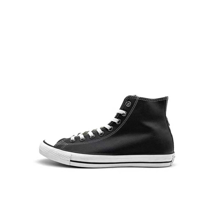 Chrome Hearts Converse Black Leather Cross Silver Dagger Sneakers - SHENGLI ROAD MARKET