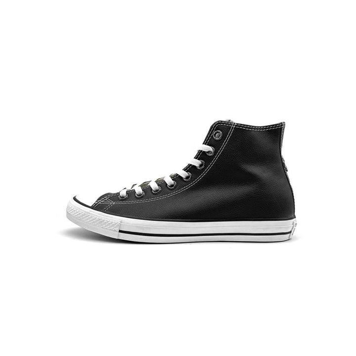 CHROME HEARTS (クロムハーツ) コンバース ブラック レザー クロス シルバー ダガー スニーカー