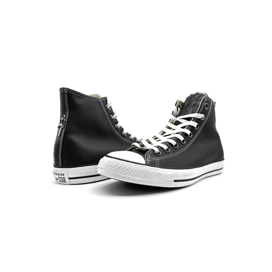 Chrome Hearts Converse Silver Sword Leather High - Top Sneakers - SHENGLI ROAD MARKET