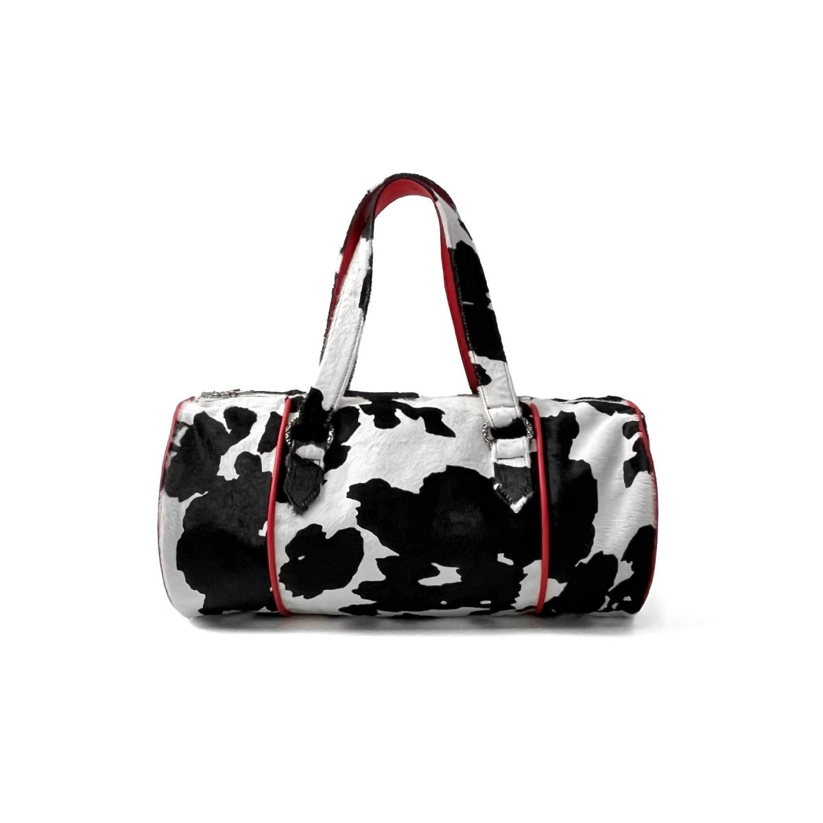 Chrome Hearts Cow Triple Cross Patch Boston Domino Duffle Bag - SHENGLI ROAD MARKET