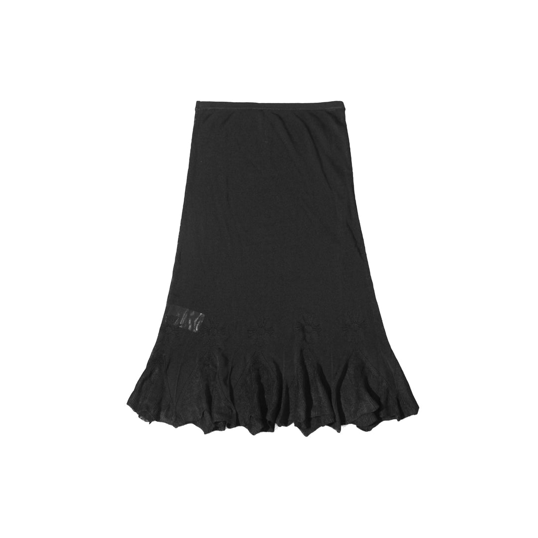Chrome Hearts Cross Black Fish Tail Skirt - SHENGLI ROAD MARKET
