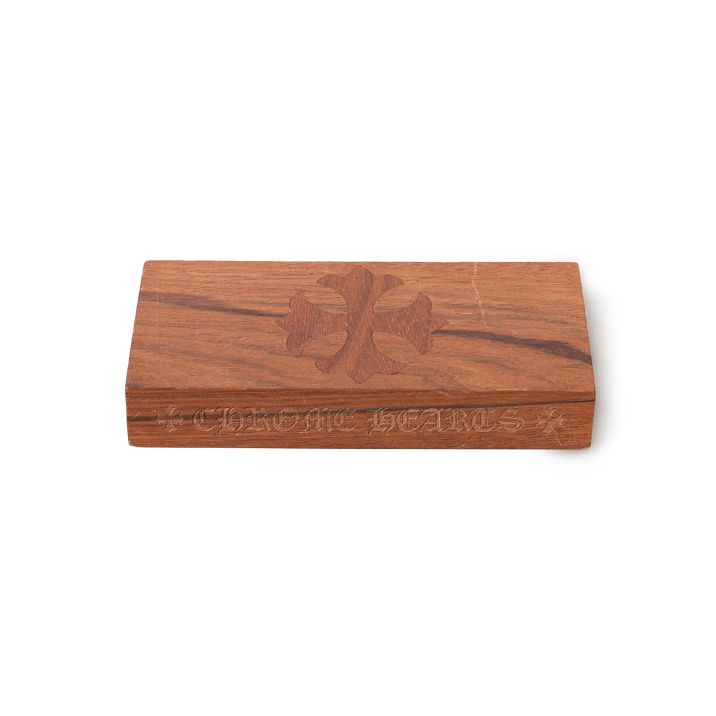 小物 CHROME HEARTS EYEWEAR WOOD CROSS DISPLAY Chrome Hearts Cross Engraved Wooden Display Object - SRM – SHENGLI
