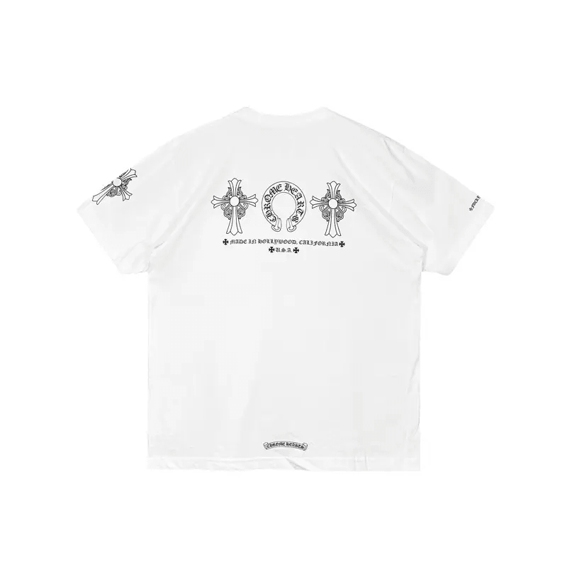 Chrome Hearts Cross Horseshoe Short Sleeve Tee - SHENGLI ROAD MARKET