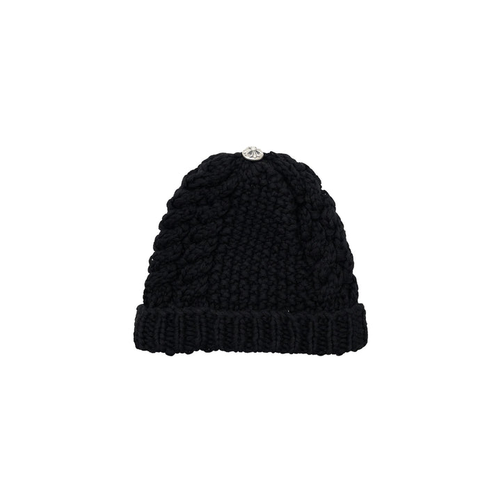 Chrome Hearts Cross Patch Black Beanie For Kids - SHENGLI ROAD MARKET