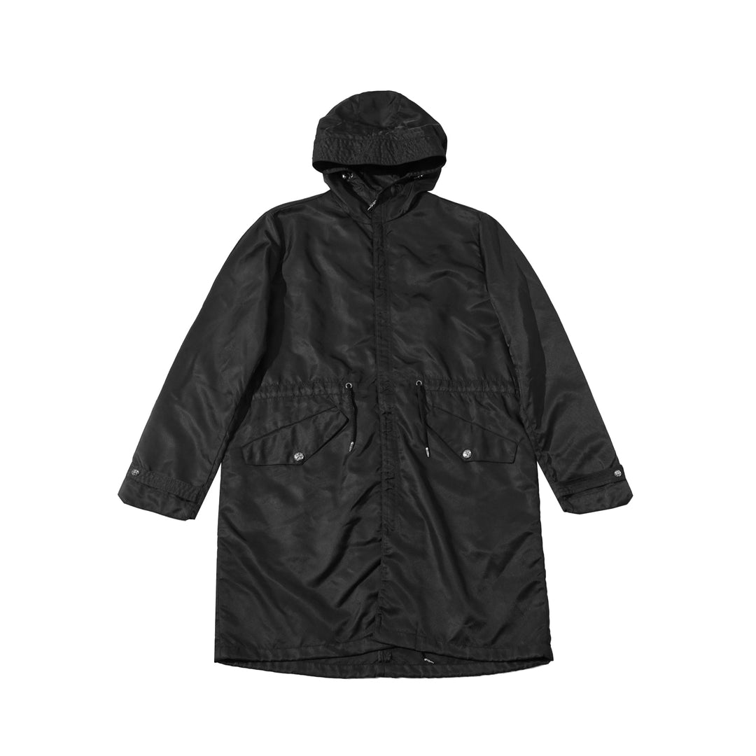 Chrome Hearts Cross Patch Black Nylon Parka Jacket - SHENGLI ROAD MARKET