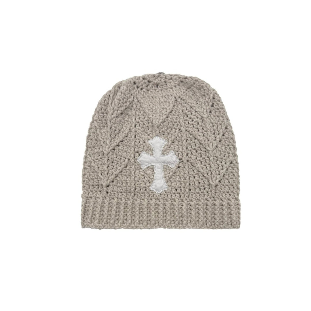 Chrome Hearts Cross Patch Cashmere Beanie - SHENGLI ROAD MARKET