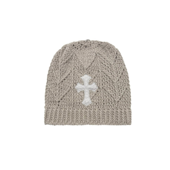 Chrome Hearts Cross Patch Cashmere Beanie - SHENGLI ROAD MARKET