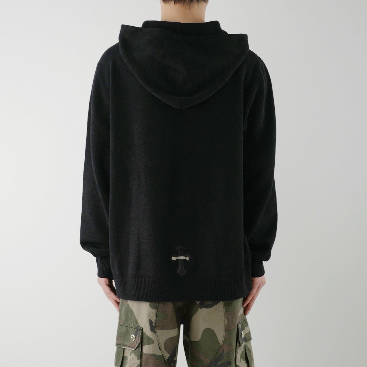 Chrome Hearts Cross Patch Cashmere Pullover Hoodie - SHENGLI ROAD MARKET