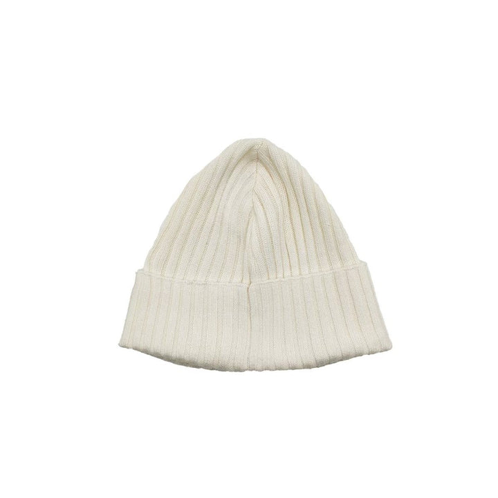 Chrome Hearts Cross Patch Cashmere White Beanie - SHENGLI ROAD MARKET