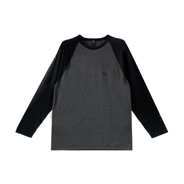 Chrome Hearts Cross Patch Embroidered Silk Raglan Black Long Sleeve T-Shirt - SHENGLI ROAD MARKET