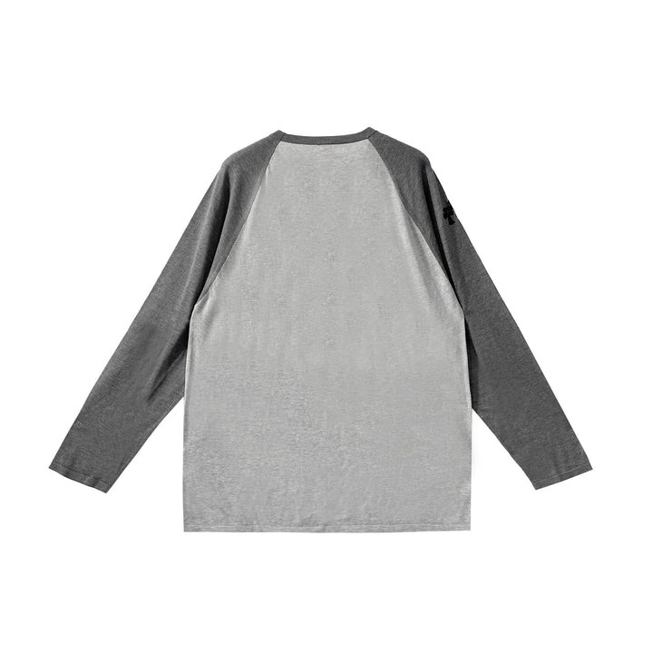Chrome Hearts Cross Patch Embroidered Silk Raglan Long Sleeve T-Shirt - SHENGLI ROAD MARKET