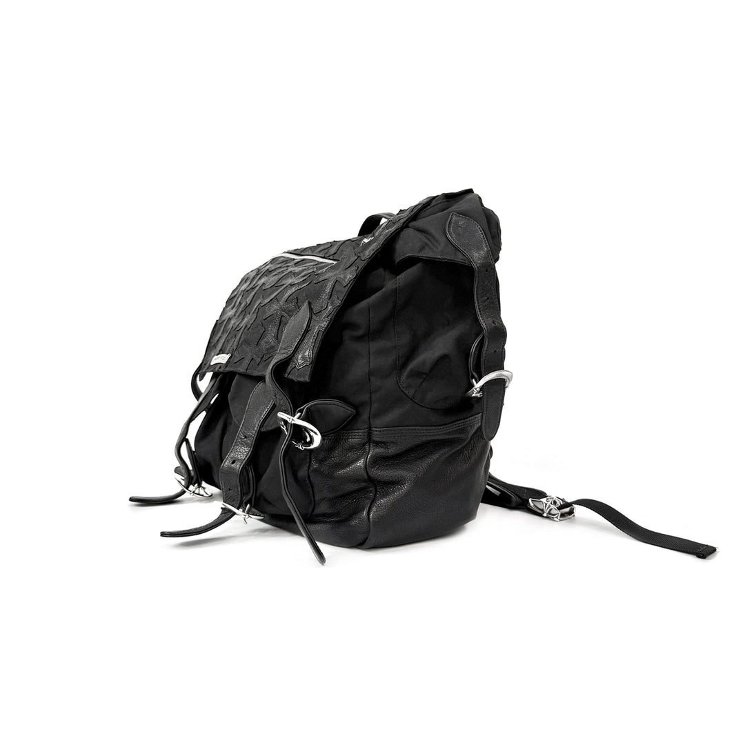 Chrome Hearts Cross Patch Leather Backpack