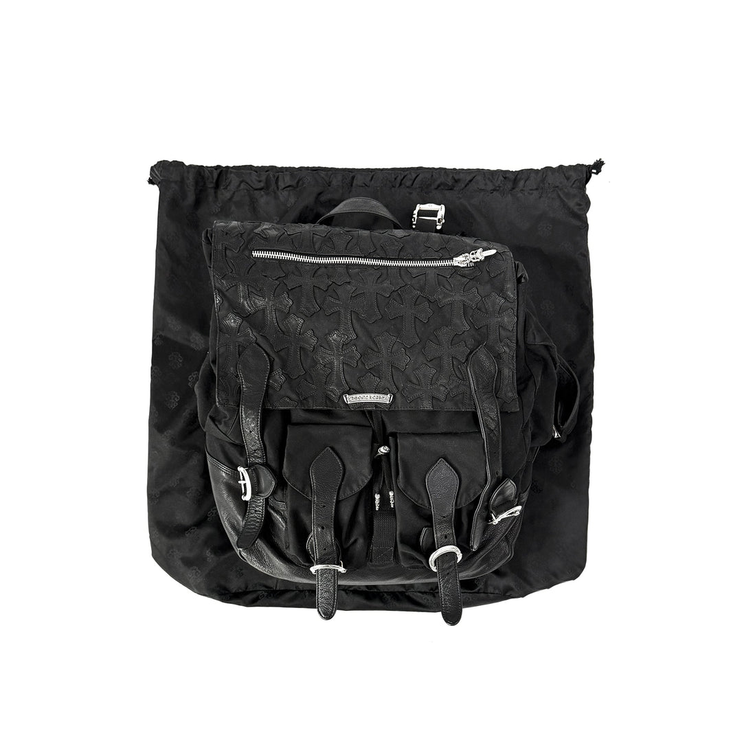 Chrome Hearts Cross Patch Leather Backpack - SHENGLI ROAD MARKET