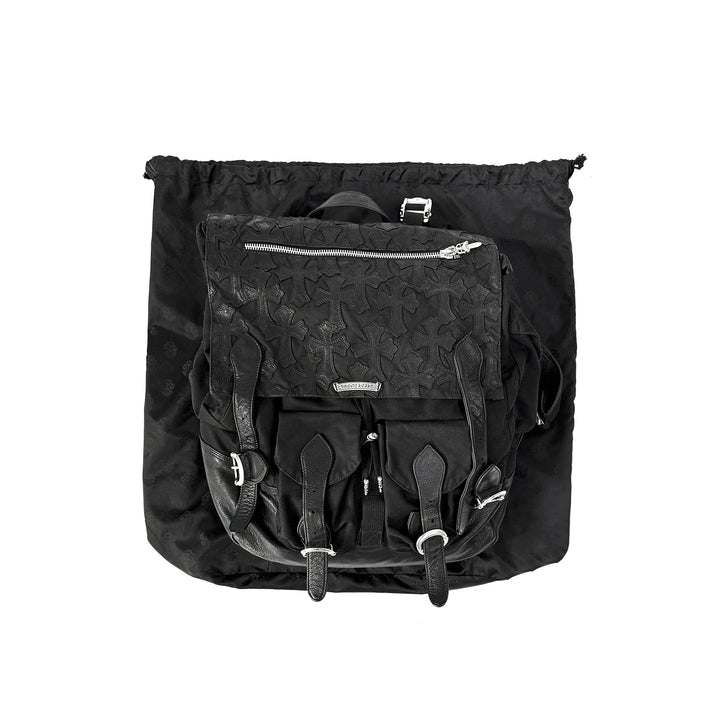 Chrome Hearts Cross Patch Leather Backpack - SHENGLI ROAD MARKET