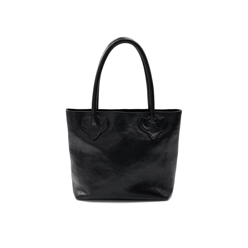 Chrome Hearts Cross Patch Leather Black Tote Bag - SHENGLI ROAD MARKET