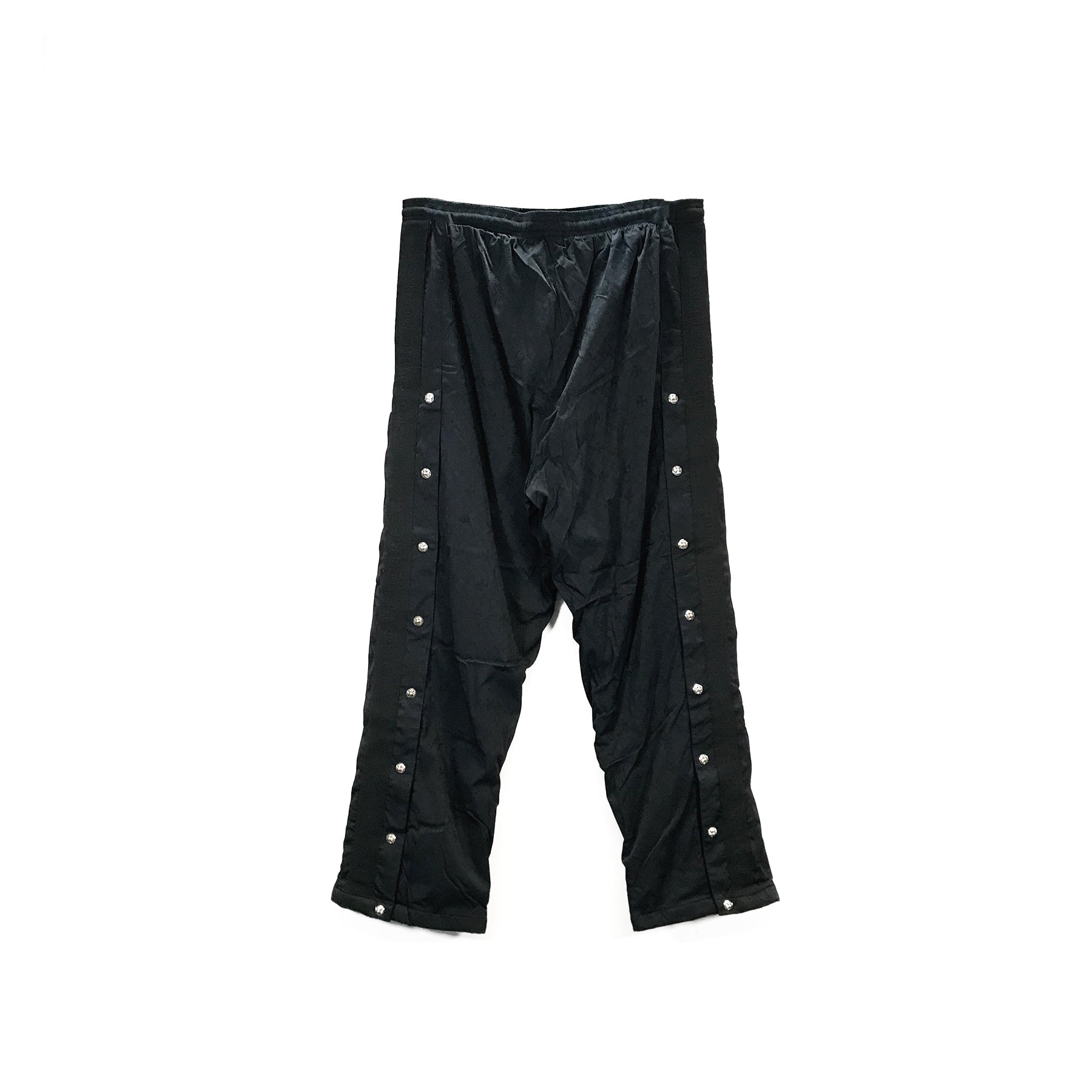 Chrome Hearts Cross Pattern Silver Buttons Horseshoe Logo Track