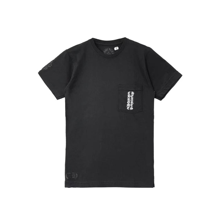 Chrome Hearts Cross Pattern Scroll Logo Short Sleeve Tee