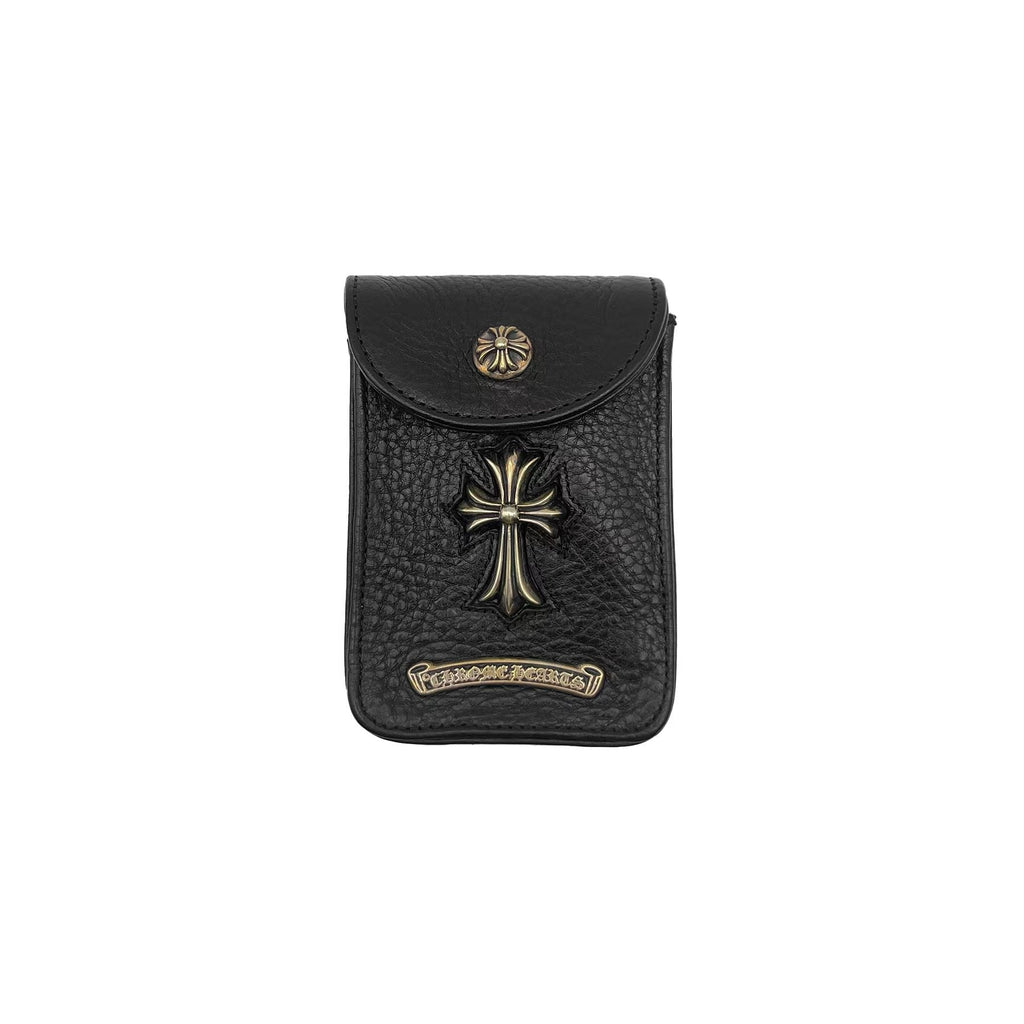 Chrome Hearts Cross Scroll Label Cigarette Box Storage Bag