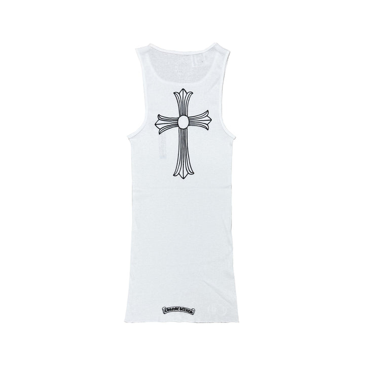 Chrome Hearts Cross T - Bar White Tank Top - SHENGLI ROAD MARKET