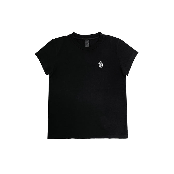 Chrome Hearts Dagger Embroidered Black Short Sleeve T-Shirt Tee - SHENGLI ROAD MARKET